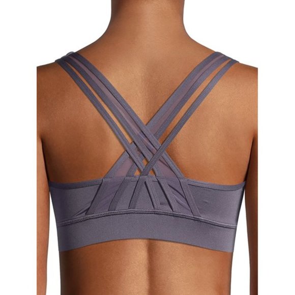 Avia Medium Impact Strappy Padded Sports Bra - Picture 1 of 6